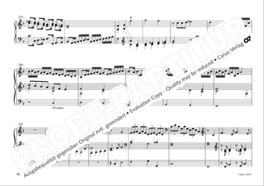 Organ music of the Hasse family Organ Solo scores gallery preview page 49