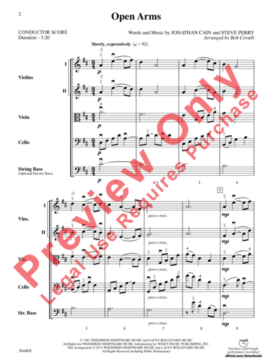Open Arms String Orchestra scores gallery preview page 3