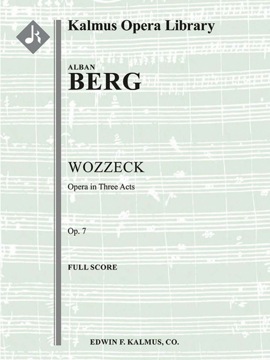 Wozzeck, Op. 7 (Complete Opera) Orchestra scores gallery preview page 1