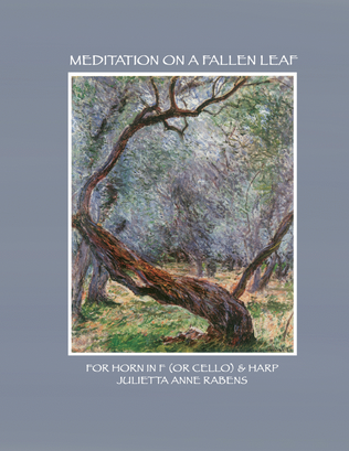 Meditation on a Fallen Leaf: for pedal harp and horn in F or cello