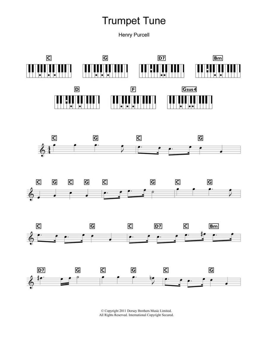 Trumpet Tune Trumpet scores gallery preview page 1