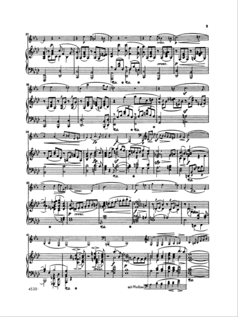 Adagio and Allegro, Op. 70 Small Ensemble scores gallery preview page 4