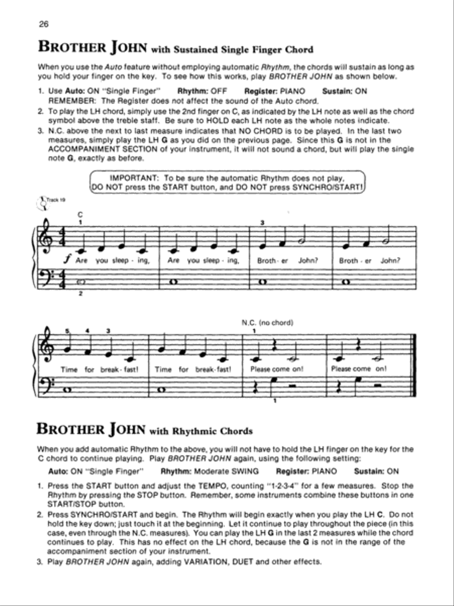 Basix Electronic Keyboard Method Electronic Keyboard scores gallery preview page 5