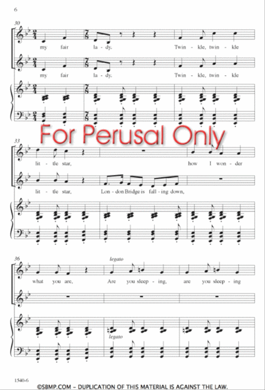 KidSong - SA Octavo SA scores gallery preview page 5