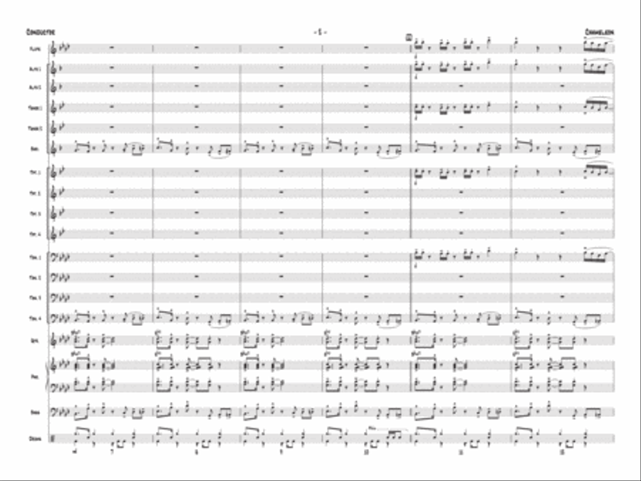 Chameleon Jazz Ensemble scores gallery preview page 18