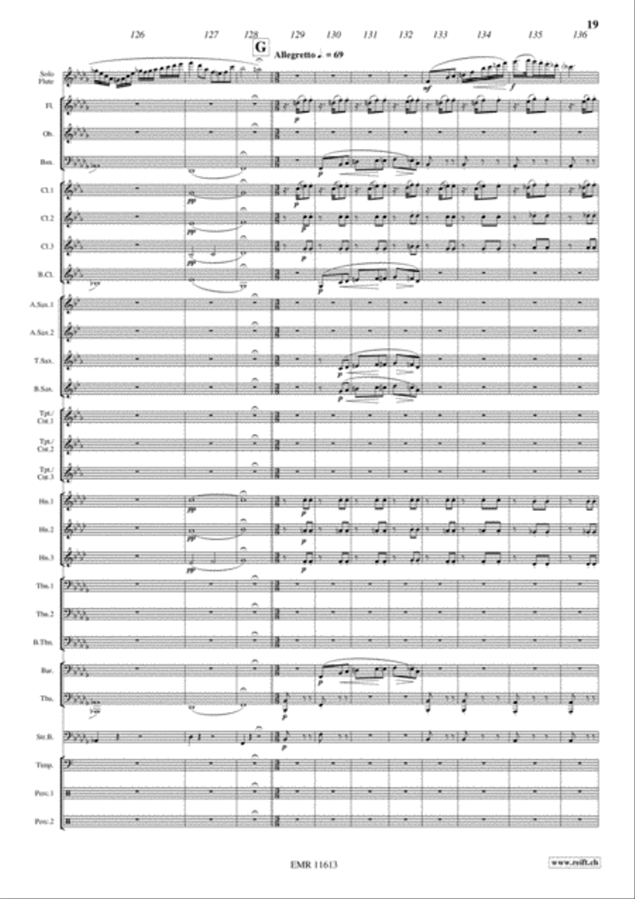 Carmen Fantasy Concert Band scores gallery preview page 20
