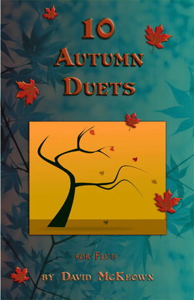 Book cover for 10 Autumn Duets for Flute