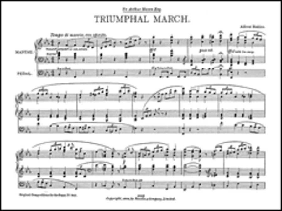 Alfred Hollins: Triumphal March For Organ