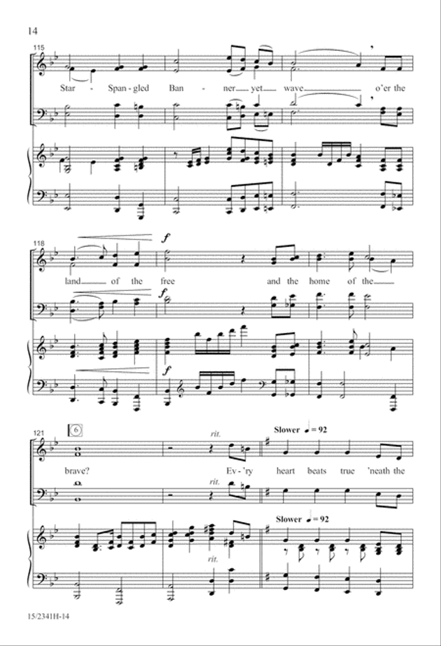 Salute to America 4-Part scores gallery preview page 15