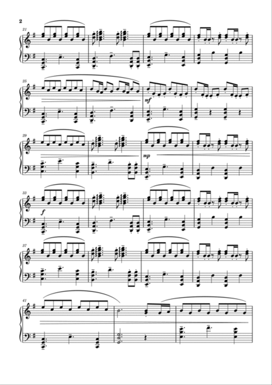 Family Piano Solo scores gallery preview page 2