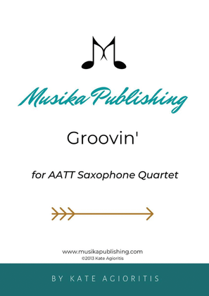 Book cover for Groovin' - For Young (AATT) Saxophone Quartet