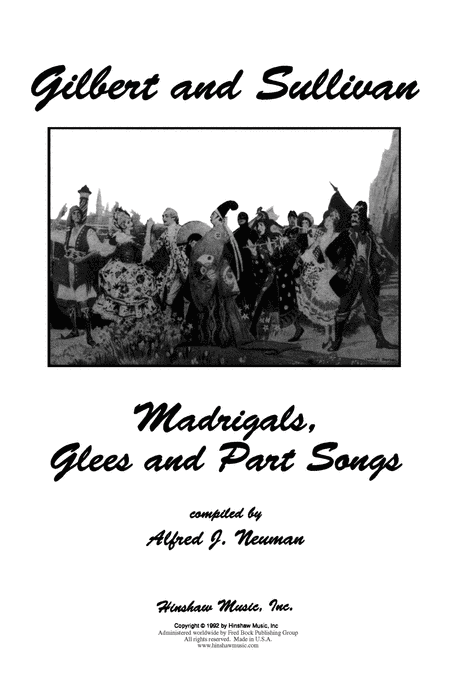 Madrigals And Part Songs From Gilbert And Sullivan