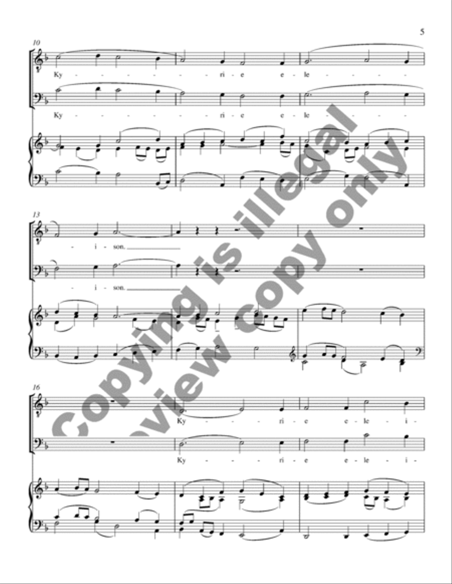 Missa in dulci jubilo (Choral Score) 4-Part scores gallery preview page 5