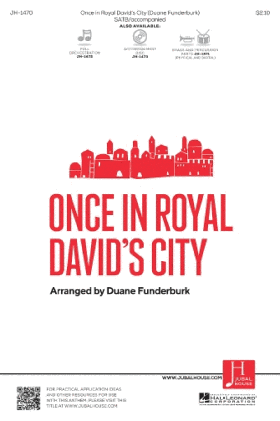 Once in Royal David's City Choir scores gallery preview page 1