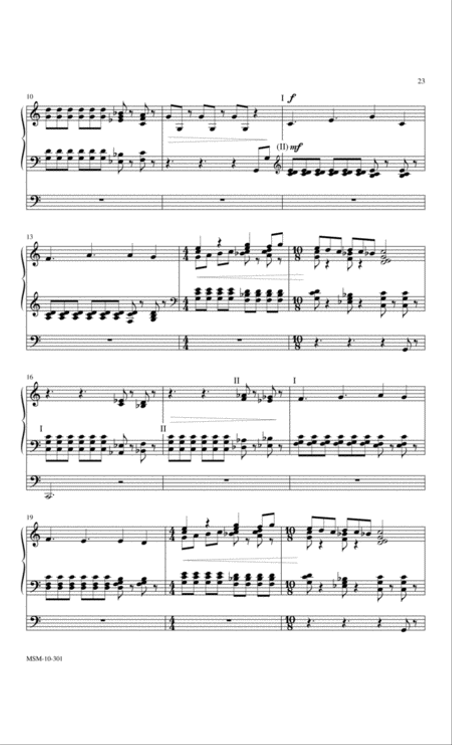 Jesus Christ Is Risen Today Organ scores gallery preview page 2
