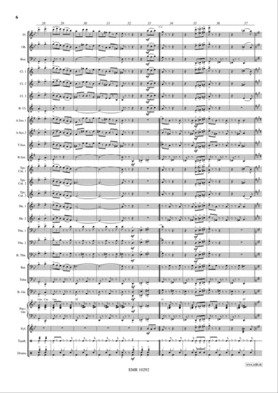 Tarantella Trapanese Concert Band scores gallery preview page 7