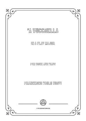 Book cover for Tosti-'A Vucchella in A flat Major,for Voice and Piano
