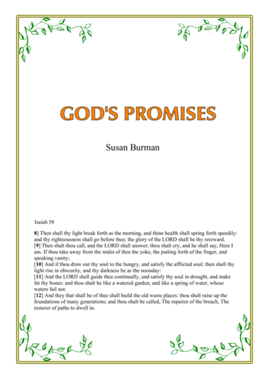 God's Promises God's Promises Unison Choir scores gallery preview page 1