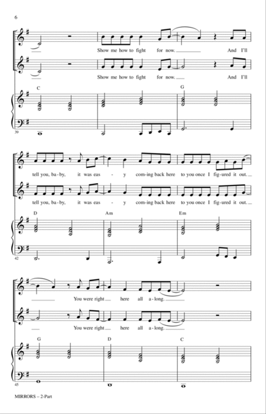 Mirrors Mirrors 2-Part scores gallery preview page 5