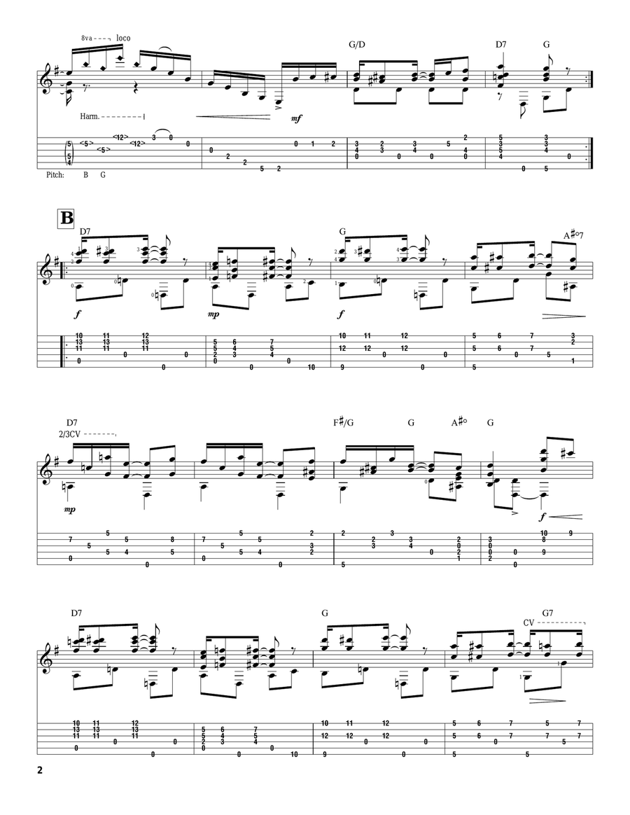 Grace And Beauty Grace And Beauty Electric Guitar scores gallery preview page 2