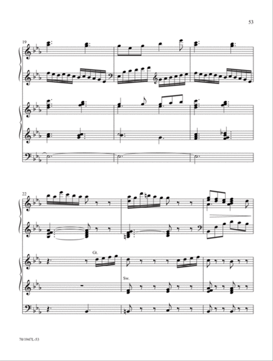 Begin the Song of Praise! Organ scores gallery preview page 25