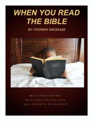 Book cover for When You Read The Bible