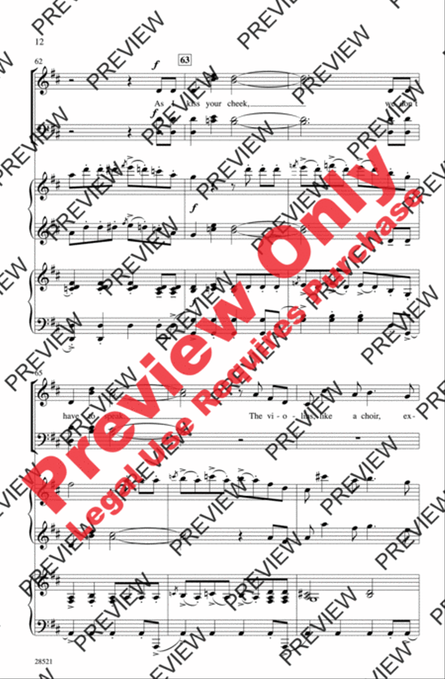 Blue Tango 4-Part scores gallery preview page 12