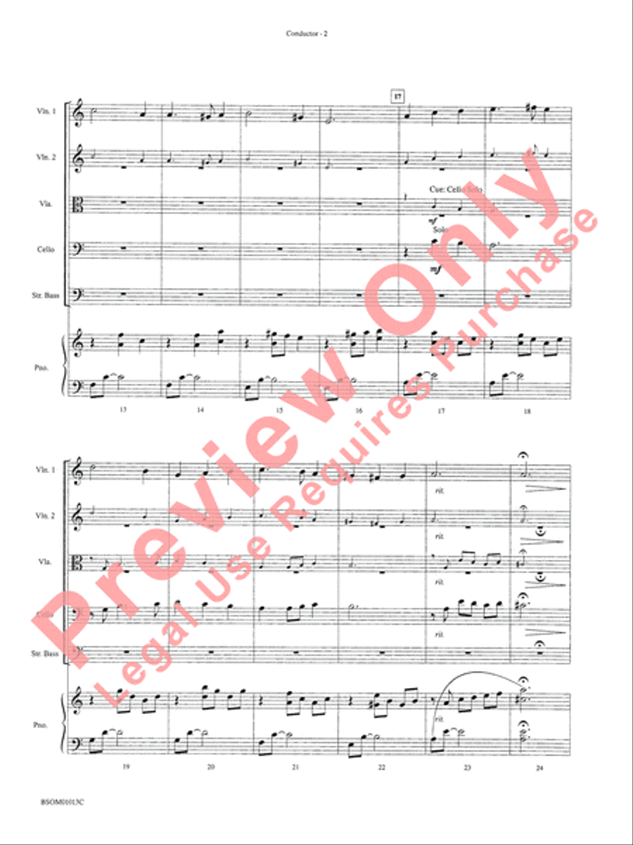 The Children's Carols The Children's Carols String Orchestra scores gallery preview page 4