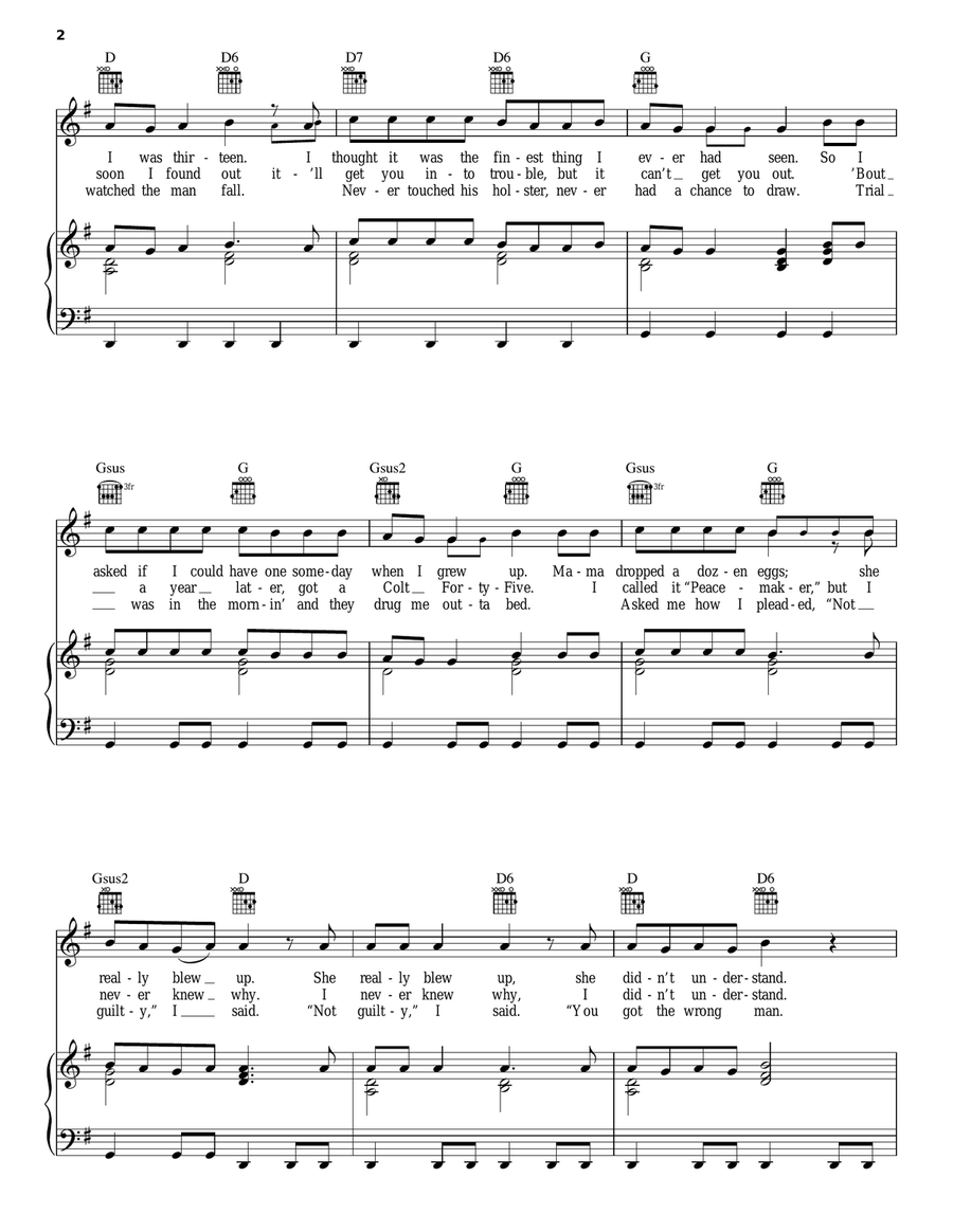 The Devil's Right Hand The Devil's Right Hand Acoustic Guitar scores gallery preview page 2