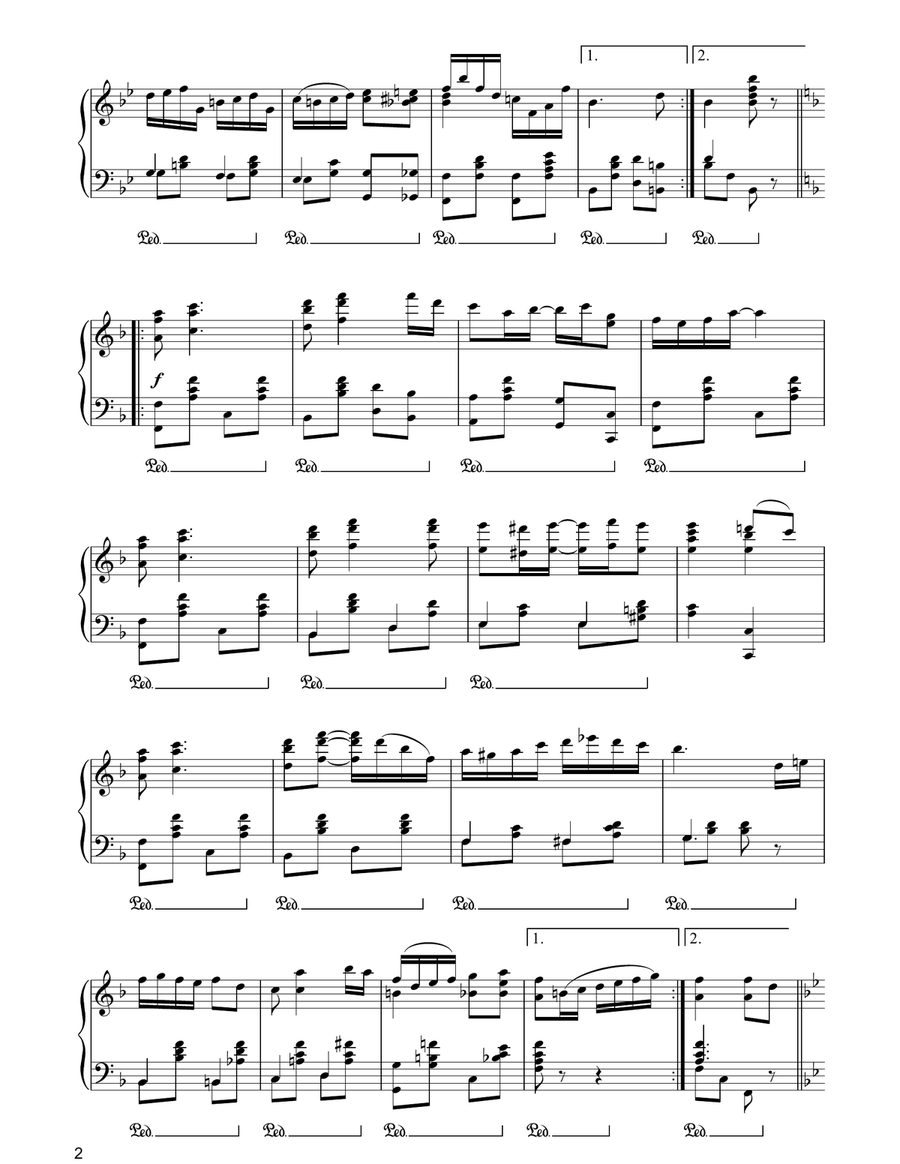 The Chrysanthemum The Chrysanthemum Piano Solo scores gallery preview page 2