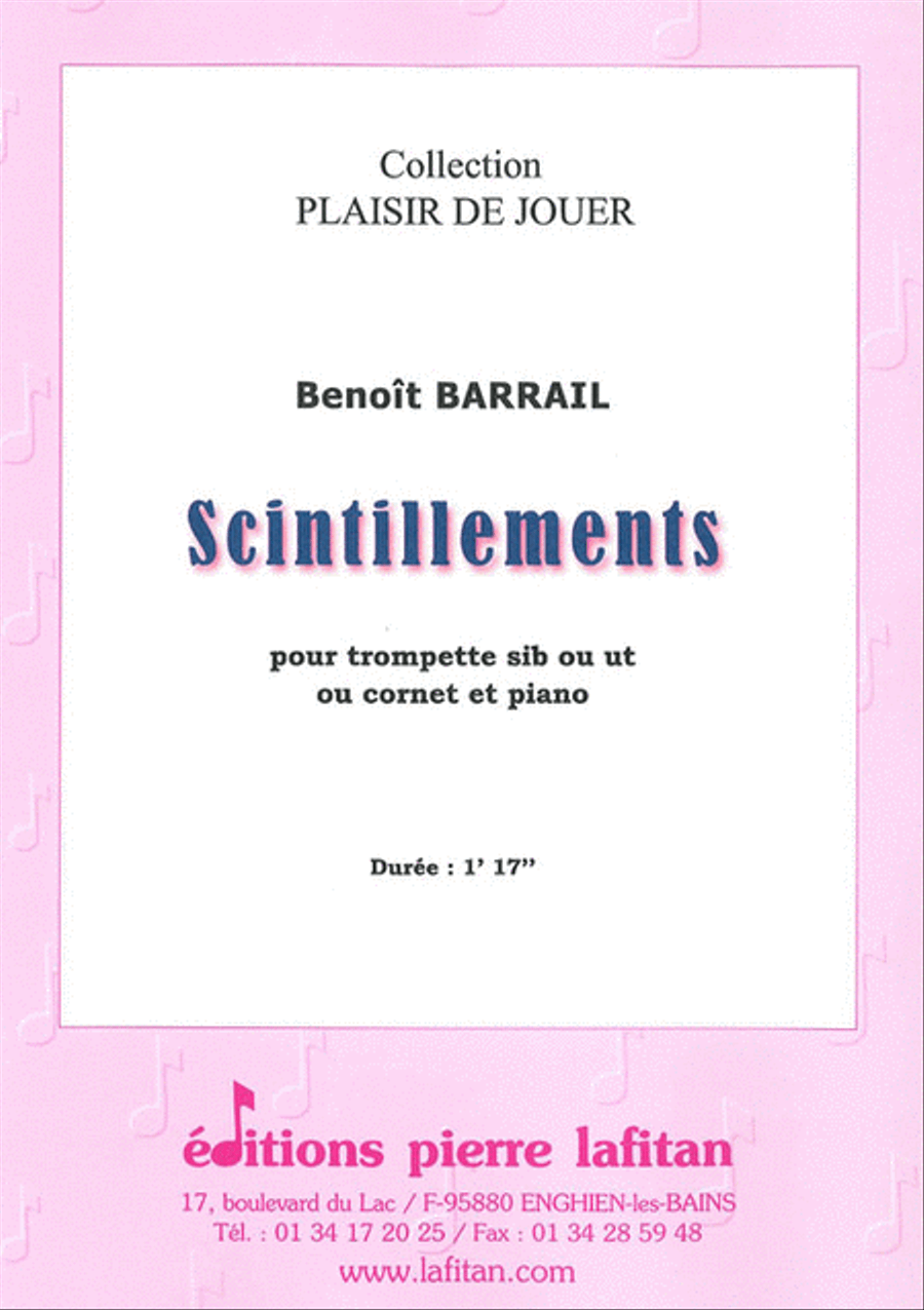 Scintillements Scintillements Cornet scores gallery preview page 1