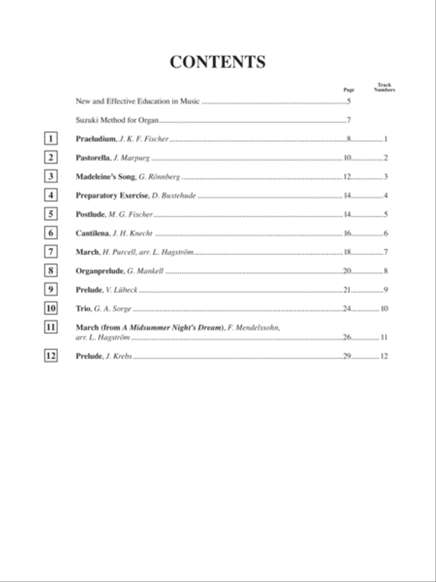 Suzuki Organ School Organ scores gallery preview page 3