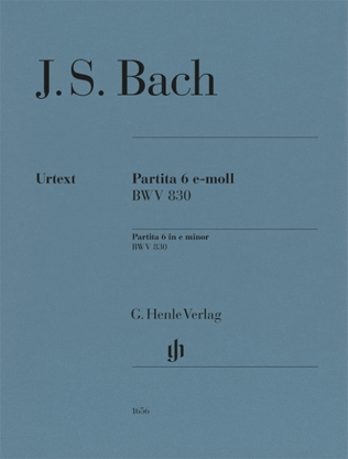 Book cover for Partita No. 6 E Minor