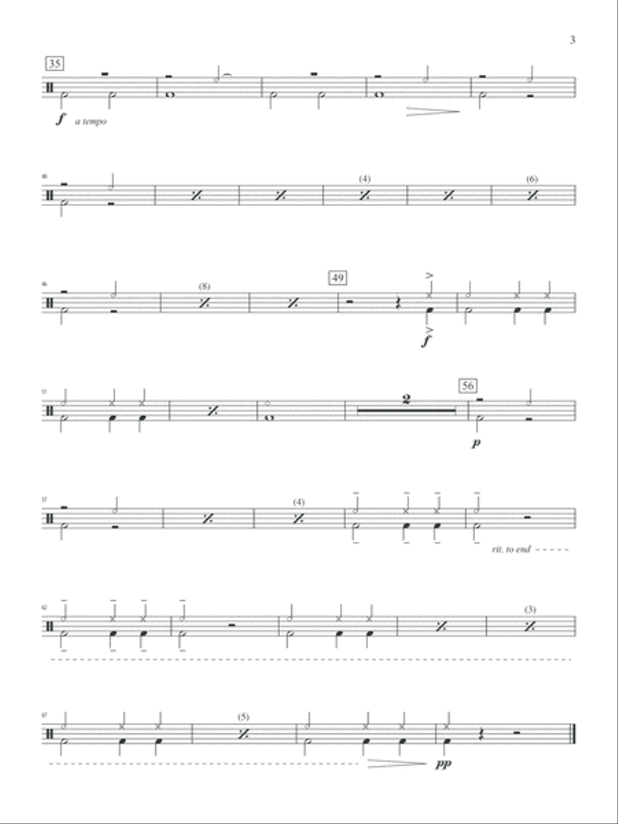 The Anthony J. Cirone Intermediate Percussion Ensemble Collection: 4th & 5th Percussion Percussion Ensemble scores gallery preview page 3