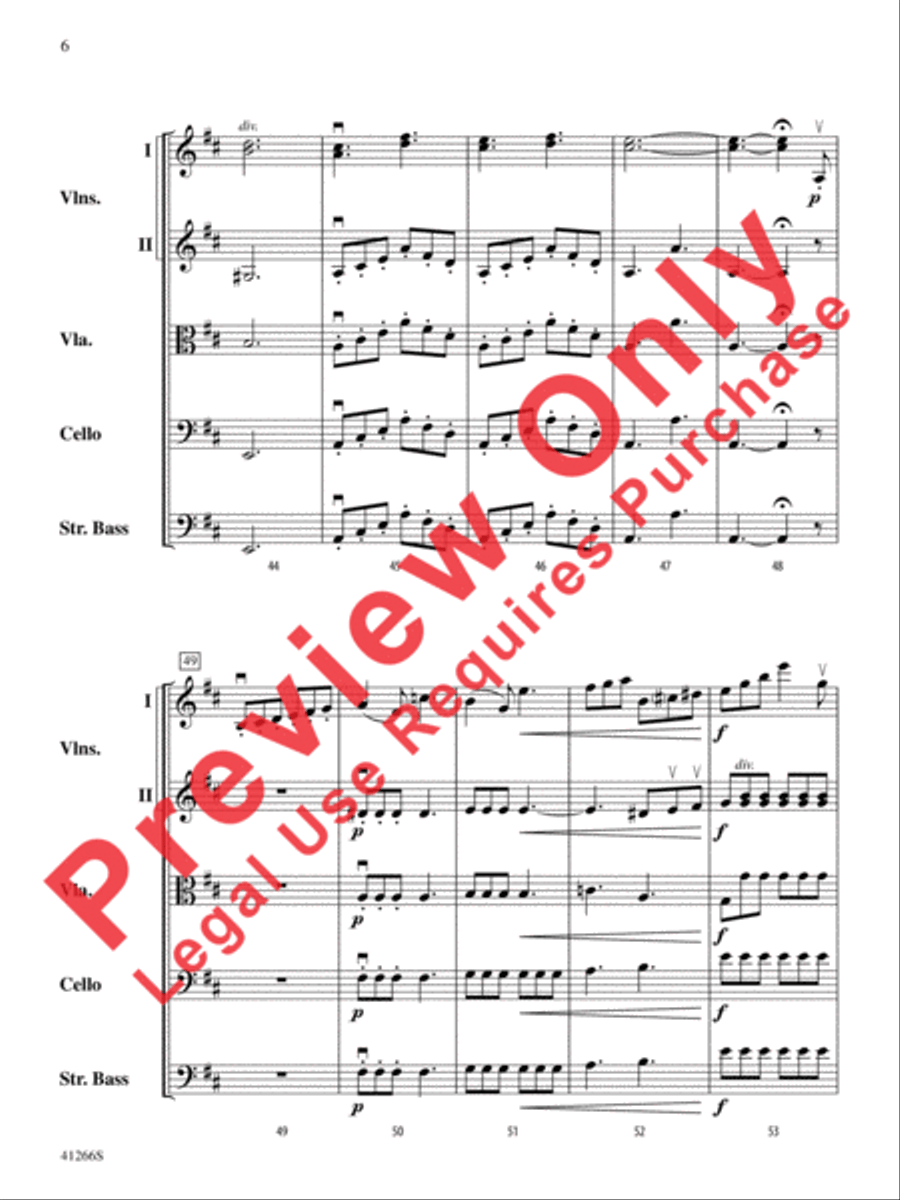 Adagio and Presto String Orchestra scores gallery preview page 7
