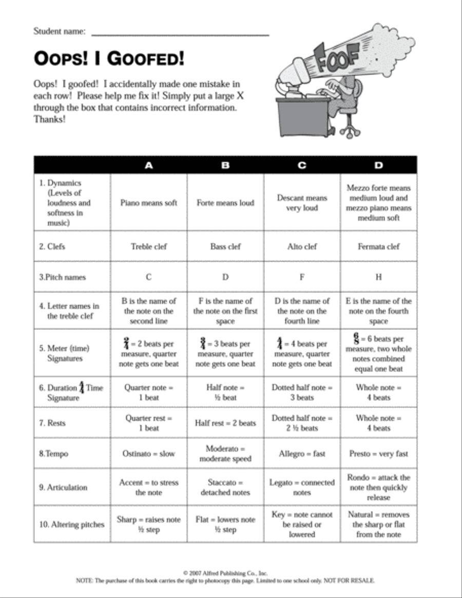 The Music Substitute Sourcebook, Grades 4-8 Classroom Materials scores gallery preview page 3