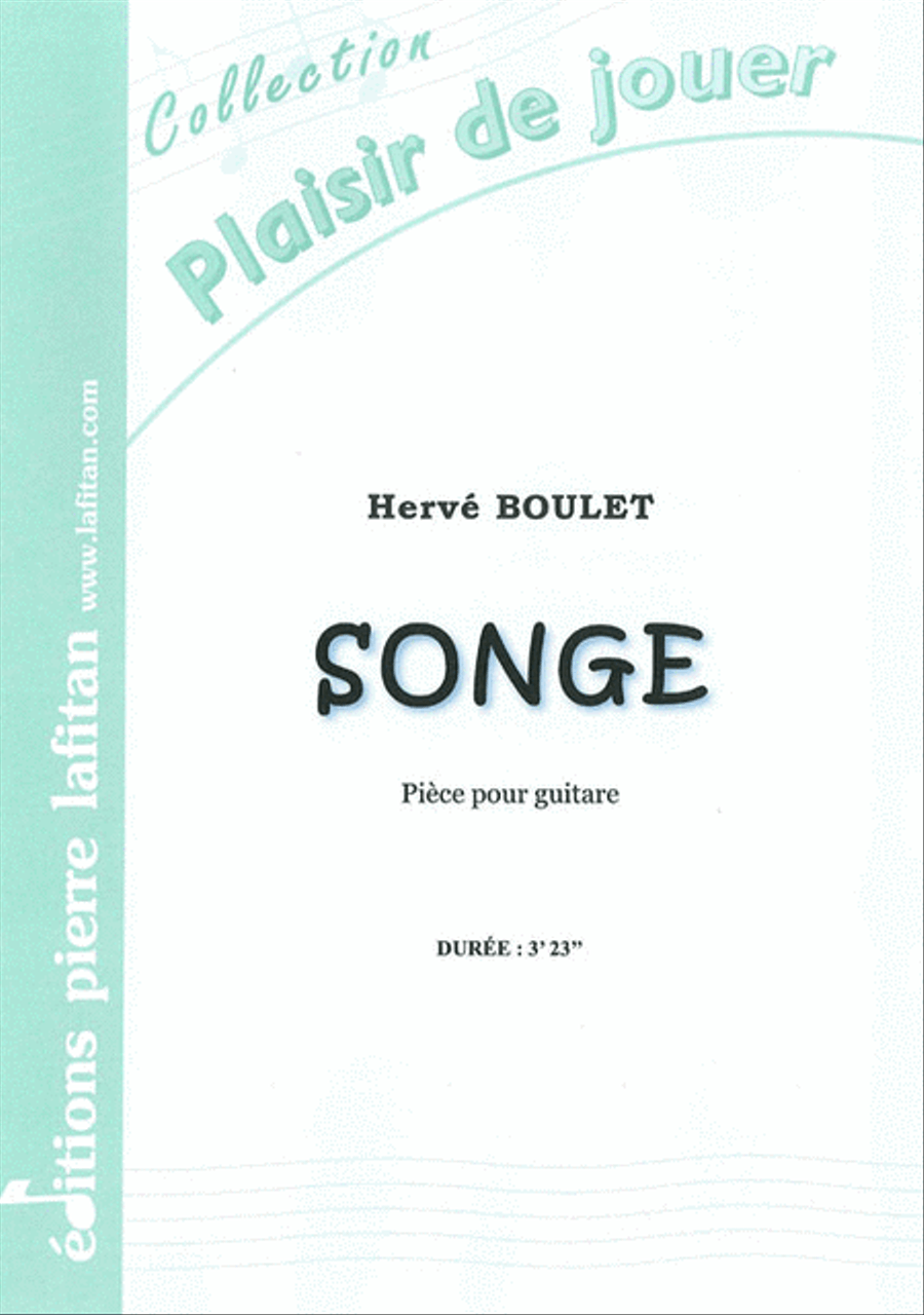 Songe Guitar scores gallery preview page 1