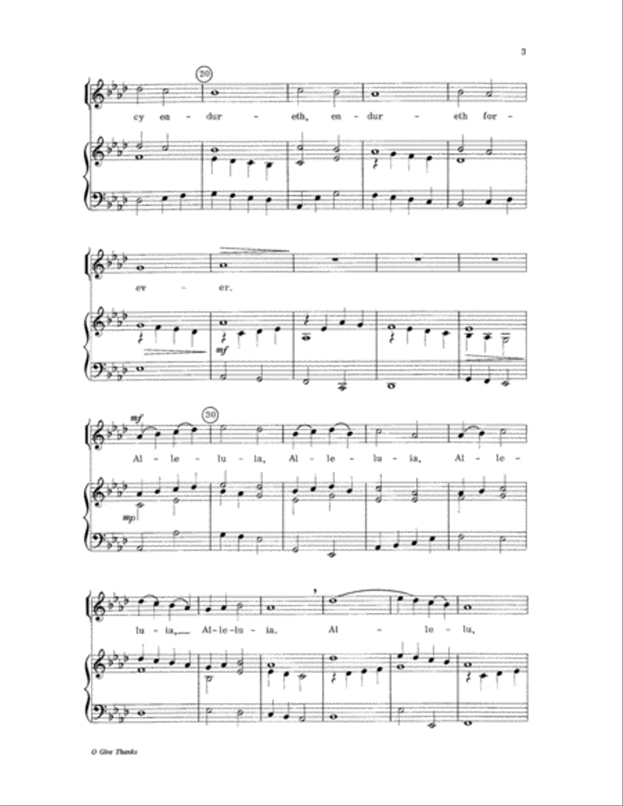 O Give Thanks 2-Part scores gallery preview page 3