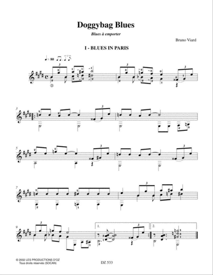 Doggybag Blues Doggybag Blues Electric Guitar scores gallery preview page 2