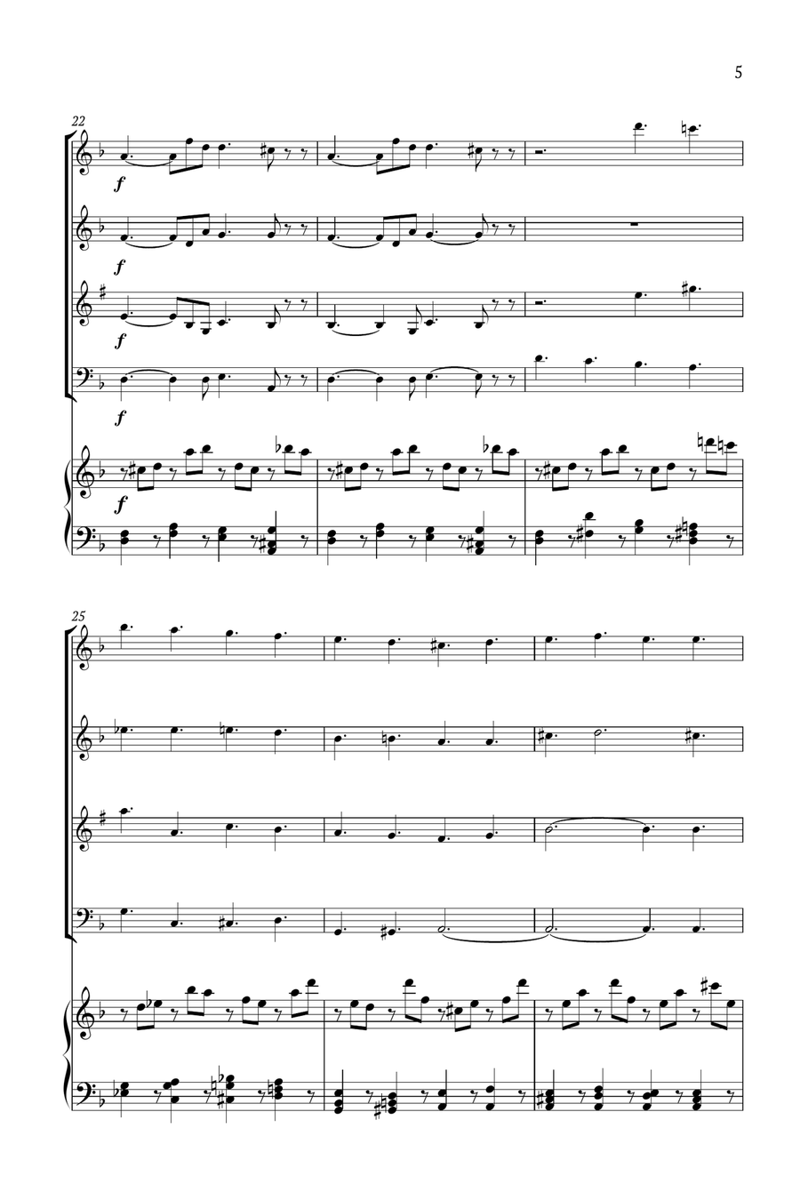 Lacrimosa Small Ensemble scores gallery preview page 5