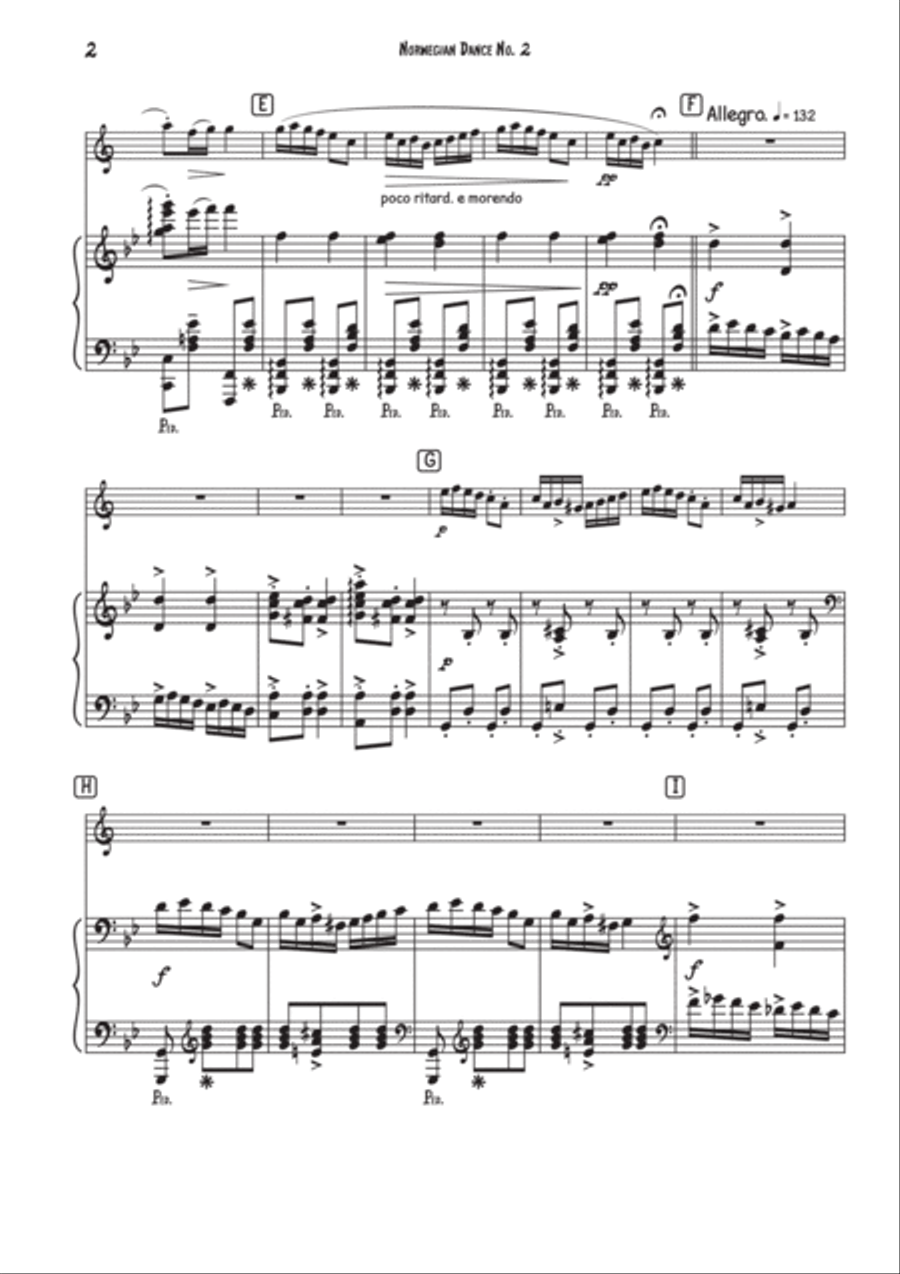 Norwegian Dance No. 2 Norwegian Dance No. 2 Chamber Music scores gallery preview page 3