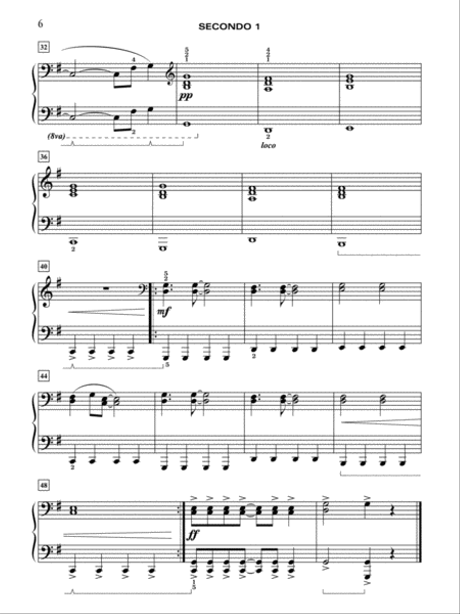 Don't Stop Believin': by Journey - Piano Quartet (2 Pianos, 8 Hands) Cello scores gallery preview page 5