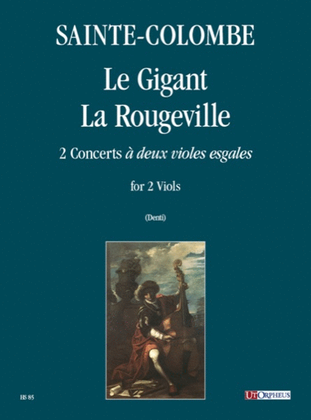 Book cover for Le Gigant – La Rougeville. 2 Concerts "à deux violes esgales" for 2 Viols