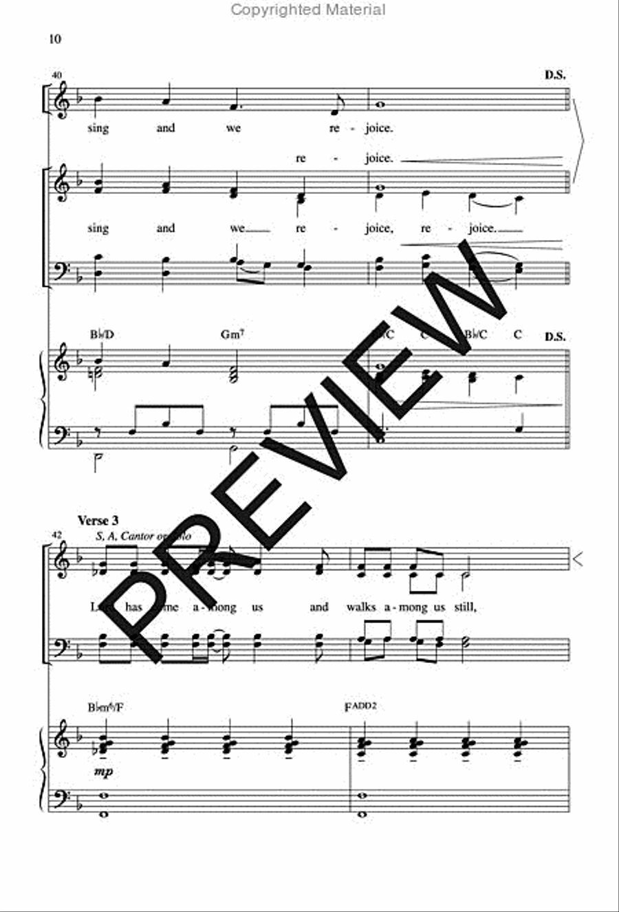 Holy Ground Holy Ground 4-Part scores gallery preview page 9