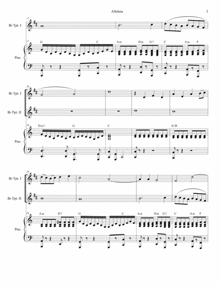 Alleluia (for Brass Quartet) image number null