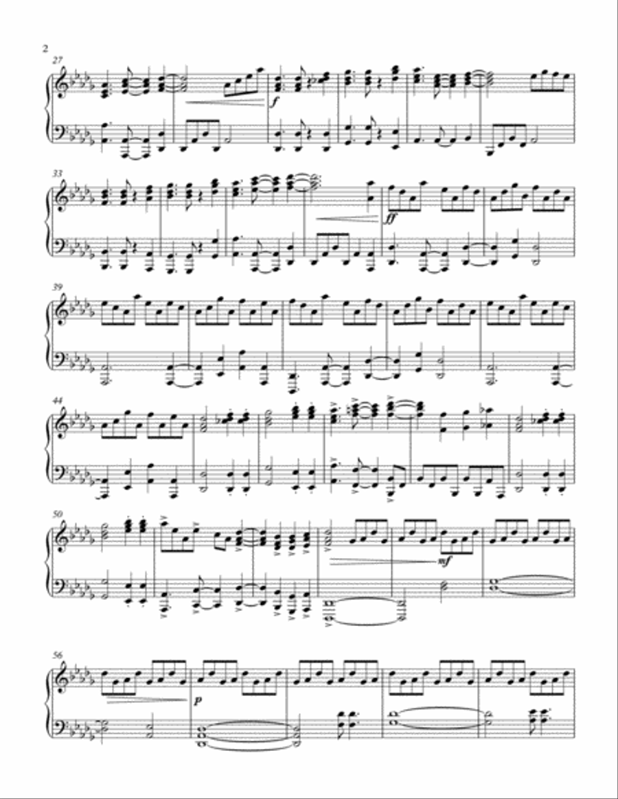 Energy Energy Piano Solo scores gallery preview page 2