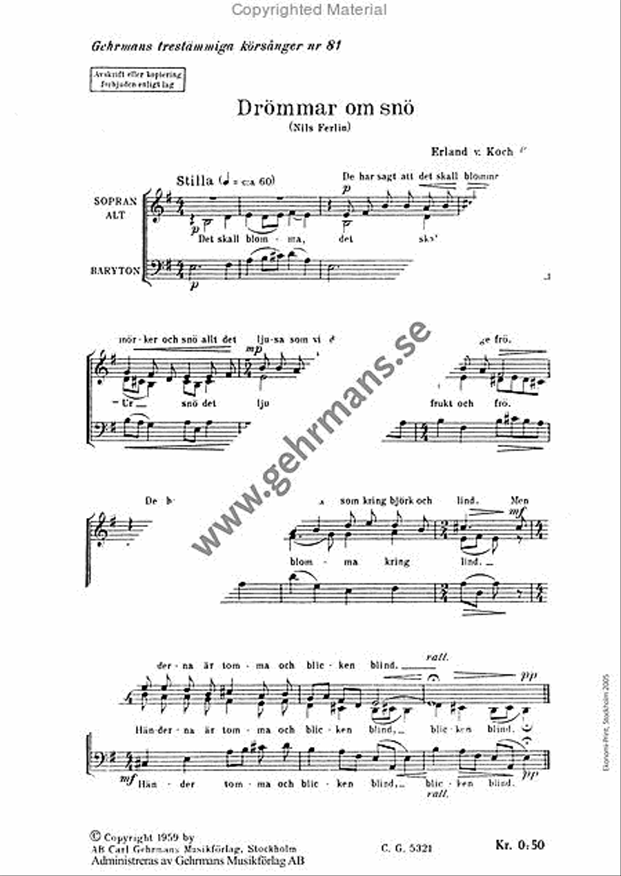 Drommar ur sno 3-Part scores gallery preview page 2