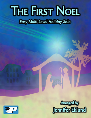 Book cover for The First Noel (Easy Multi-Level Solo Pack)