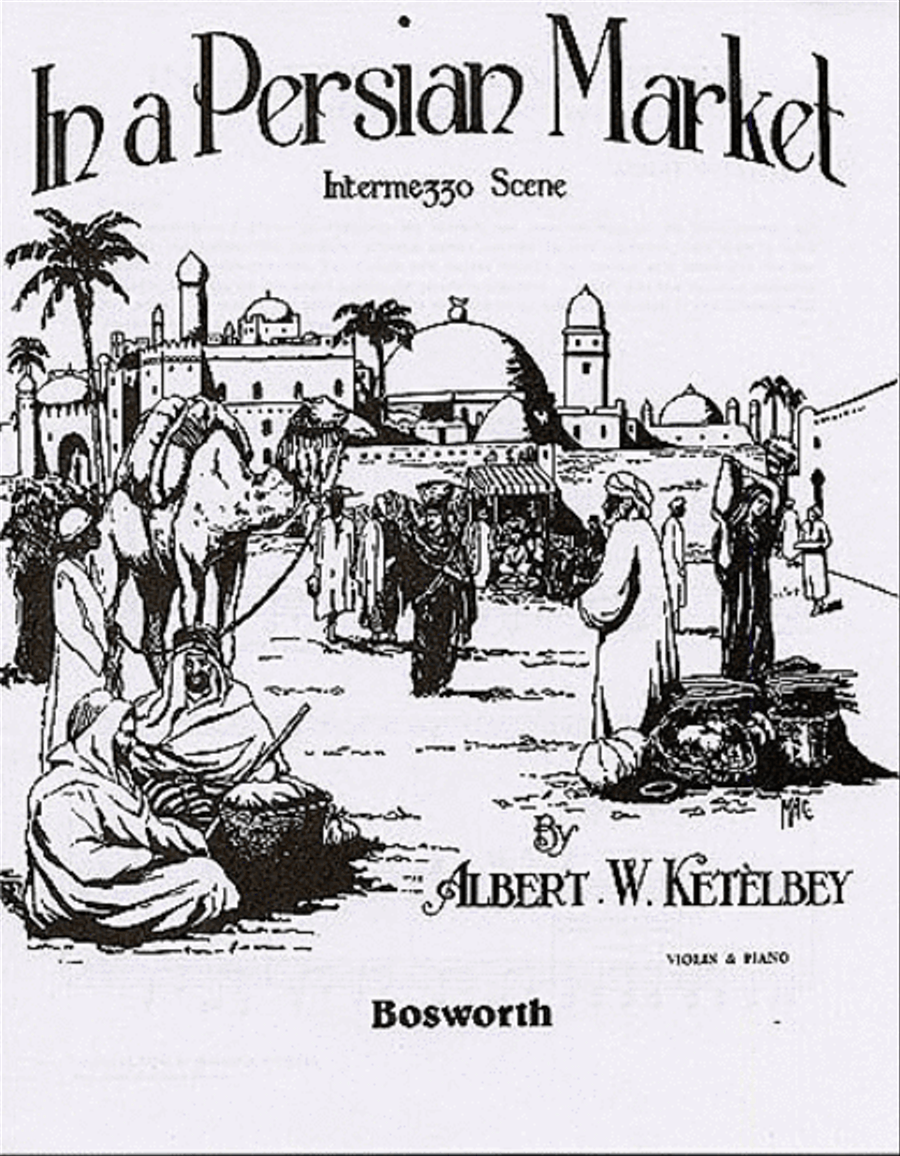 Albert Ketelbey: In A Persian Market (Violin/Piano) Violin Solo scores gallery preview page 1