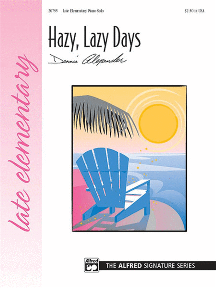 Hazy, Lazy Days Easy Piano scores gallery preview page 1